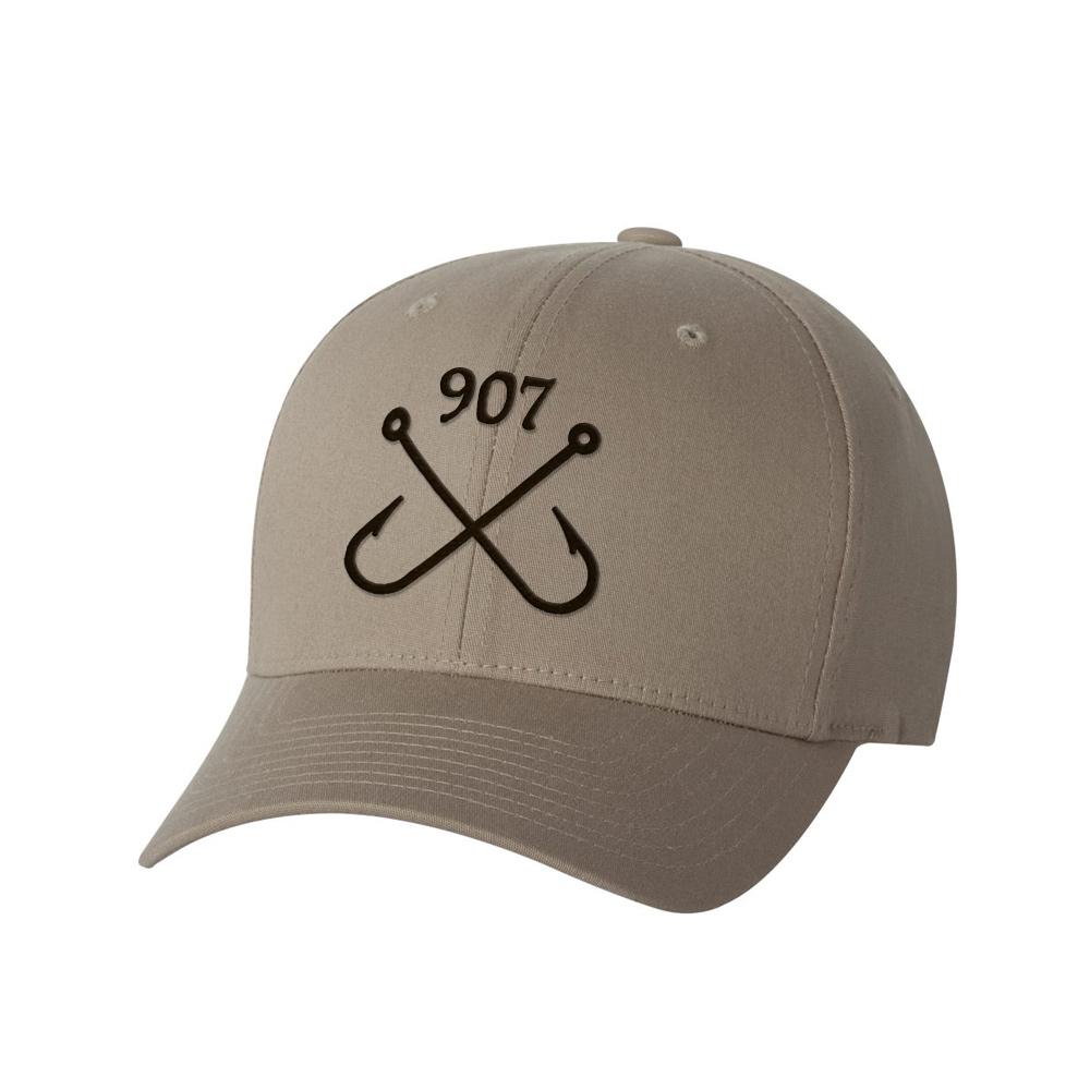 Fishing Hooks Flexfit Hat L-XL / Khaki
