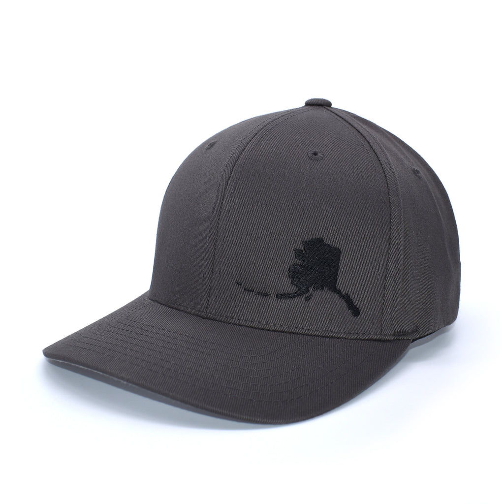 Alaska State Outline FlexFit Hat Peak Apparel –
