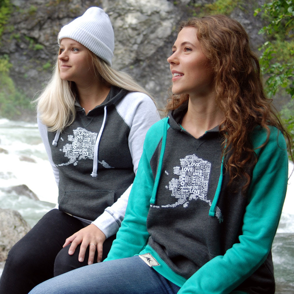 Alaska Love Women's Hoodie – Peak Apparel
